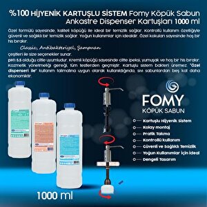 Hassas Cilt Köpük Sabun El Yüz Vücut Ankastre 1000 Ml