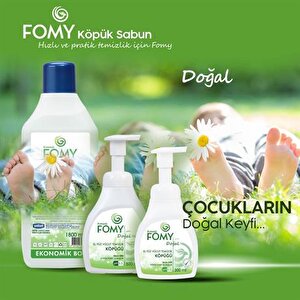 Fomy Doğal Narin El Temizleme Köpüğü Özenle Hazırlanmış Nemlendirici Yenileyici Formül 300+1800ml