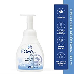 Classic Ferahlatıcı Derinlemesine Temizlik Kremsi Kolay Durulanan Cilt Temizleme Köpüğü 300 Ml