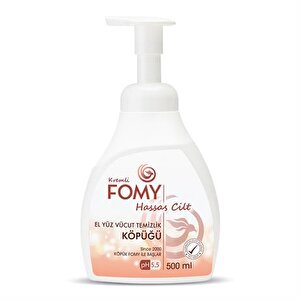 Hassas Cilt Kuru & Sert Ciltler Için Yoğun Nemlendirici Ve Arındırıcı Kremli Köpük Sabun 500 Ml