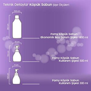 Lavanta Köpük Sabun El Yüz Vücut 500 Ml