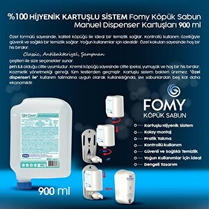 Antibakteriyel Köpük Sabun Kartuş Güvenli Derinlemesine Temizlik, Uzun Süreli Hijyen 900ml