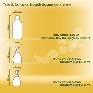 Limon Köpük Sabun El Yüz Vücut 500 Ml