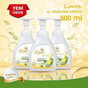 Fomy Limon Köpük Sabun El Yüz Vücut 500 Ml