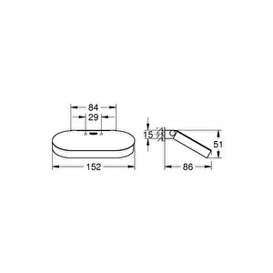 Grohe Selection Tuvalet Kağıtlığı - 41069gl0