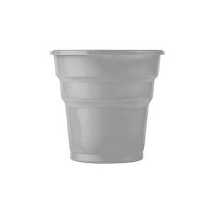 Bardak Plasti̇k Gümüş 10'lu