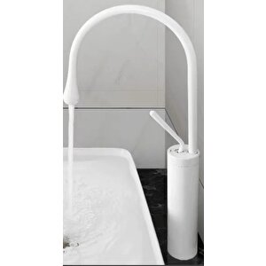 Beyaz Milano Banyo Çanak Lavabo Bataryası
