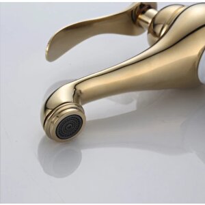 Fleko Gold Taşlı Lavabo Bataryası