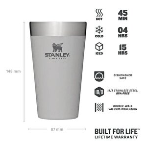 Stanley Adventure Vakumlu Soğuk Koyu Beyaz İçecek Bardağı 0.47 Lt
