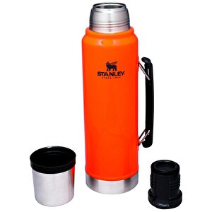 Stanley Klasik Vakumlu Paslanmaz Orange Çelik Termos 1 Lt