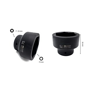 75 Mm 1” 6 Köşe Havalı Lokma Anahtar C82-h75