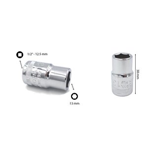13 Mm 1/2” 6 Köşe Lokma Anahtar C22-h13