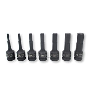 5-17mm 1/2’’ Allen Uçlu Havalı Lokma Takımı 7 Parça C68-rh07