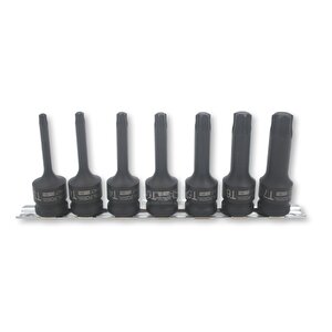 7 Parça T30 - T70 1/2" Havalı Lokmalı Torx Takımı C68-rt07