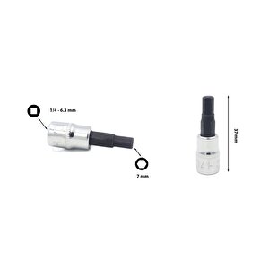 7 Mm 1/4” Lokmalı Allen C08s-h70