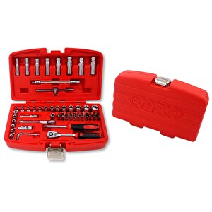Ceta Form 61 Parça 1/4” Lokma Takımı Plastik Çantalı C00-61ph2