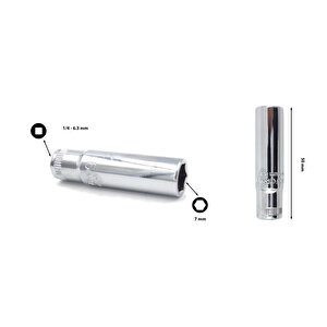 ¼” 9 Mm 6 Köşe Derin Lokma Anahtar C04-h090