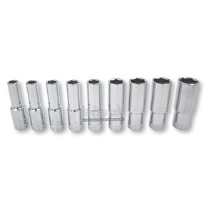 C24-rh09 9 Parça 1/2’’ 6 Köşe Derin Lokma Anahtar Takımı