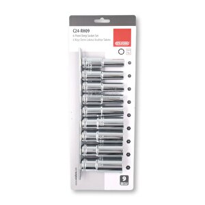 Ceta Form C24-rh09 9 Parça 1/2’’ 6 Köşe Derin Lokma Anahtar Takımı