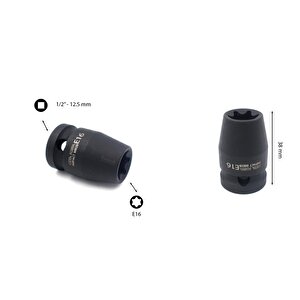 E16 1/2” Dişi Torx Havalı Lokma Anahtar C66-e16