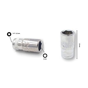 ¼” 8 Mm 6 Köşe Lokma Anahtar  C02-h080