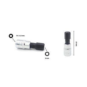 8 Mm 1/4” Lokmalı Allen C08s-h80