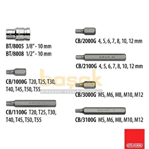 40 Parça H10 Torx-allen-xzn Bits Uç Takımı C28-ss40