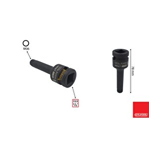 6 Mm 1/2" Xzn Uçlu Havalı Lokma C68-x06