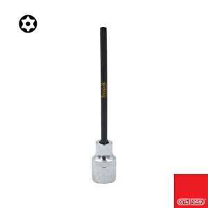 C28s-tr30xl 1/2” Delikli Torx Uçlu Lokma- Extra Uzun Tip