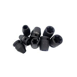 Ceta Form E10 - E24 1/2" Dişi Torx Havalı Lokma Takımı 8 Parça C66-r08