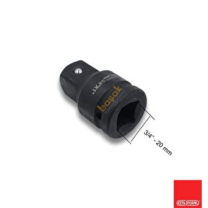 C71-92 3/4’’ Havalı Lokma Adaptörü - D:3/4” E:1”