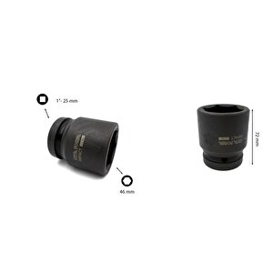 Ceta Form 46 Mm 1” 6 Köşe Havalı Lokma Anahtar C82-h46