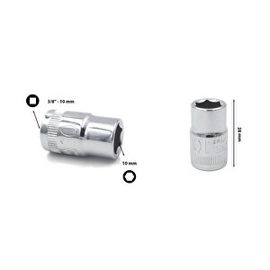 10 Mm 3/8” 6 Köşe Lokma Anahtar C12-h10