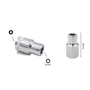E14 1/2” Dış Torx Lokma Anahtar C26-14