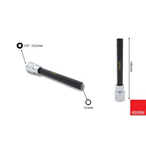 12 Mm Ekstra Uzun Tip 1/2” Lokmalı Allen C28s-h12xl