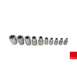 Ceta Form 10 Parça 1/4-3/8 Inç Dış Torx Lokma Takımı C16-r10