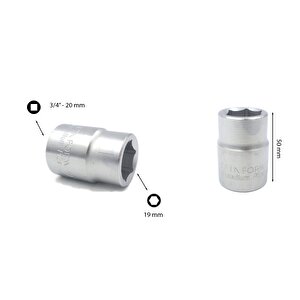 19 Mm 3/4” 6 Köşe Lokma Anahtar C32-h19