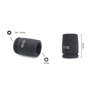 15 Mm 3/8” 6 Köşe Havalı Lokma Anahtar C52r-h15