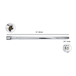 300 Mm 3/8” Girişli Uzatma Kolu  C11-78