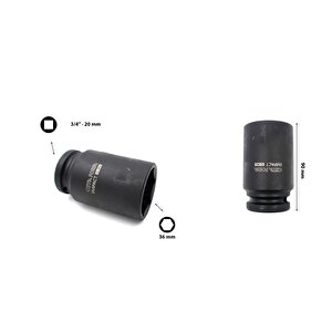 36 Mm Havalı Derin Lokma Anahtar C74-h36
