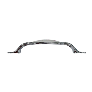 ZÜMRE 128 mm Metal KROM Kasa Beyaz  ÇİÇEK Desenli  / 5 ADET