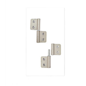 ALÜMİNYUM 5 CM SABİT YÖNSÜZ 50 X 40 X 1.8 MM / 10 ADET