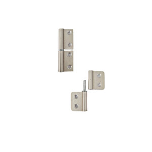 ALÜMİNYUM 5 CM SABİT YÖNSÜZ 50 X 40 X 1.8 MM / 10 ADET