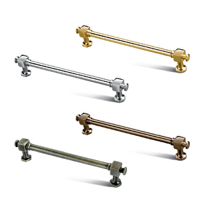 Kale Füme 160 mm Metal Kulp – 5 Adet | Modern ve Dayanıklı Dolap & Çekmece Kolu