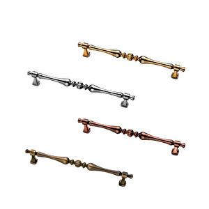 Vezir Model Mat Altın 160 mm Metal Kulp – 5 Adet | Modern ve Zarif Dolap & Çekmece Kolu