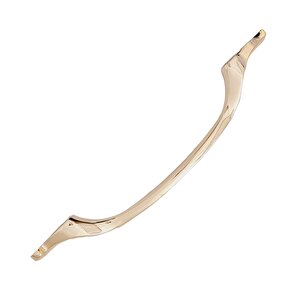 Miray 128 mm Metal Krem Kasa Beyaz GÜL Desenli  / 5 ADET