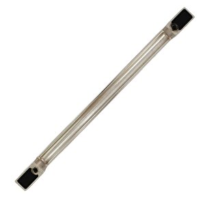 BEYAZ POLİMER KULP KROM AYAK  ÇİÇEKLİ 128 MM / 5 ADET