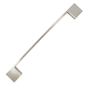 BEYAZ POLİMER KULP KROM AYAK  ÇİÇEKLİ 128 MM / 5 ADET