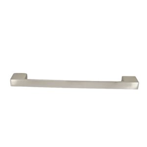 BEYAZ POLİMER KULP KROM AYAK  ÇİÇEKLİ 128 MM / 5 ADET