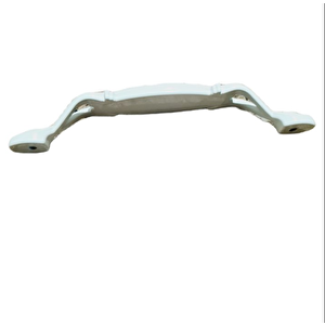 Miray 128 mm Metal Krem Kasa Beyaz ÇİÇEK  Desenli  / 5 ADET